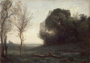 Jean Baptiste Camille Corot Painting - Mañana al aire libre Romanticismo Jean Baptiste Camille Corot